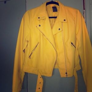 Faux leather jacket